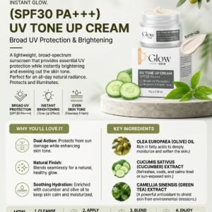 Glow Skin (SPF30 PA+++) UV TONE UP CREAM (10g)