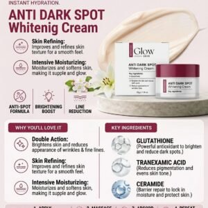 Glow Skin ANTI DARK SPOT Whitening Cream (30g)