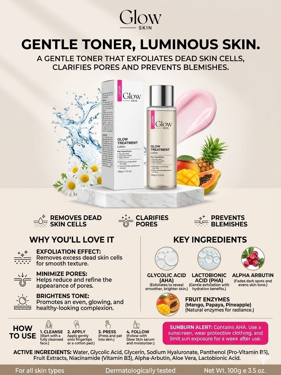 Glow Skin GLOW TREATMENT LOTION (100g)