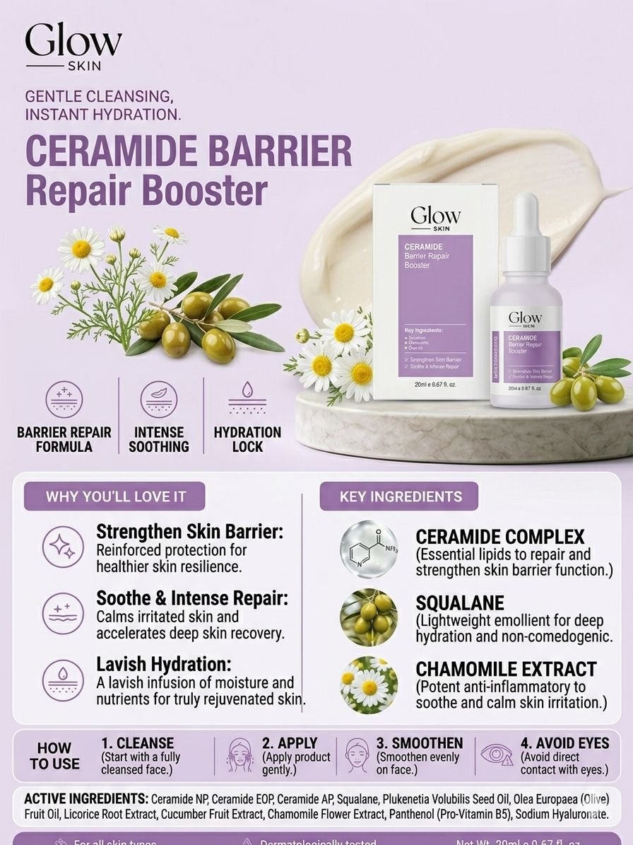 Glow Skin CERAMIDE BARRIER Repair Booster (20ml)